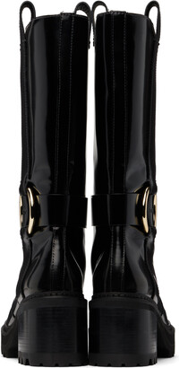 See by Chloe Black New Ring Boots - ShopStyle