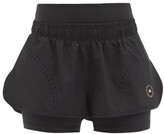 Thumbnail for your product : adidas by Stella McCartney Truepurpose Double-layer Technical Shorts - Black