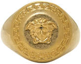 Versace - Bague dorée Small Coin 
