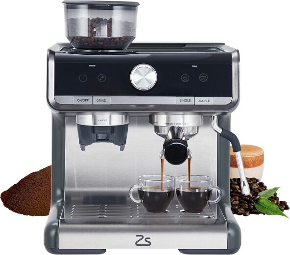 WARMTOBABY EspressoMachinewithIntegratedGrinderandAutoMilkFrother,20BarEspressoMakerwithSecondsHeatUp,SteamWand,RemovableWaterTank