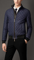 Thumbnail for your product : Burberry Leather Trim Quilted Blouson