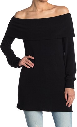 Caracilia Oversized Sweaters for Women Boatneck Long Sleeve Off