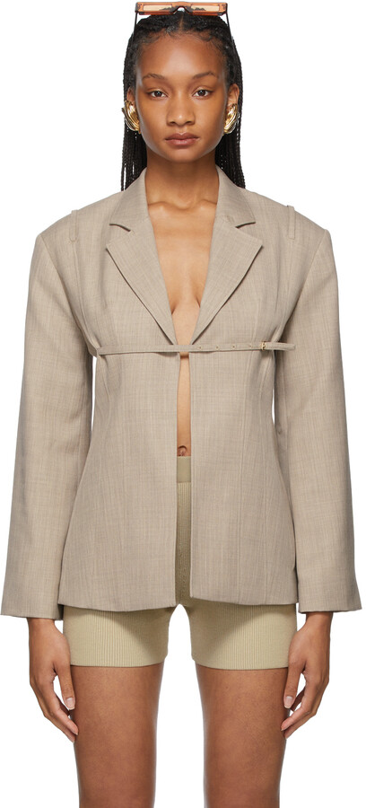 jacquemus black blazer