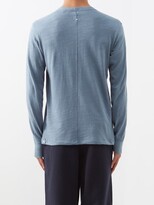 Thumbnail for your product : Rag & Bone Cotton-jersey Henley Top - Blue