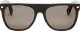 Thumbnail for your product : Super Black Embossed Goffrato Flat-Top Sunglasses