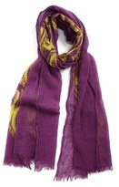Thumbnail for your product : Nordstrom 'Paisley Party' Wool Gauze Scarf
