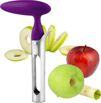 Zulay Kitchen Premium Apple Corer Tool - Ultra Sharp, Stainless Steel, Serrated Blades For Easy Coring - Easy To Use & Clean, Durable Apple Corer Remo