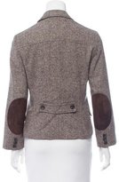 Thumbnail for your product : RED Valentino Long Sleeve Notched Lapel Blazer