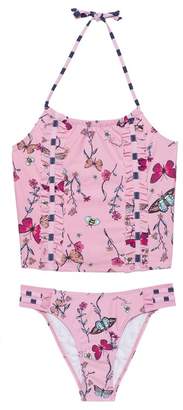 Juicy Couture Juicy Butterfly Two Piece Halter Swimsuit for Girls