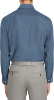 Thumbnail for your product : Jack Victor Glen Herringbone Cotton & Cashmere Button-Up Shirt