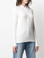 Thumbnail for your product : Peuterey Logo-Patch Long-Sleeved Polo Shirt