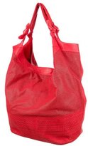 Thumbnail for your product : Jil Sander Laser Cut Leather Hobo