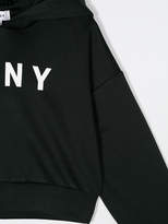 Thumbnail for your product : DKNY logo hoodie