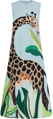 Dolce & Gabbana giraffe print A-line skirt