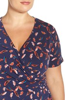 Thumbnail for your product : Adrianna Papell Plus Size Women's Print Faux Wrap Dress