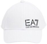 Thumbnail for your product : EA7 Emporio Armani Logo cotton canvas cap