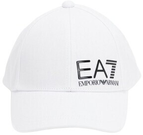 EA7 Emporio Armani Logo cotton canvas cap