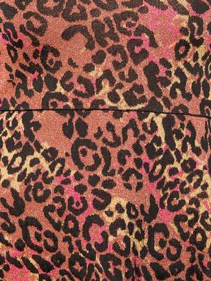 M Missoni leopard print peplum top