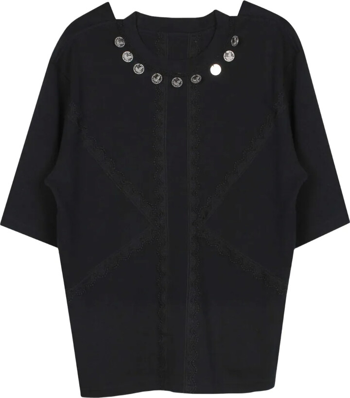 Youths in Balaclava coin-trim T-shirt