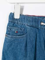 Thumbnail for your product : Tommy Hilfiger Junior drawstring straight-leg jeans