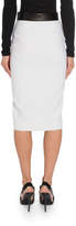 Thumbnail for your product : Tom Ford Leather-Trim Pencil Skirt