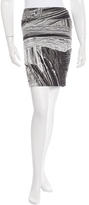 Thumbnail for your product : Helmut Lang Abstract Print Mini Skirt