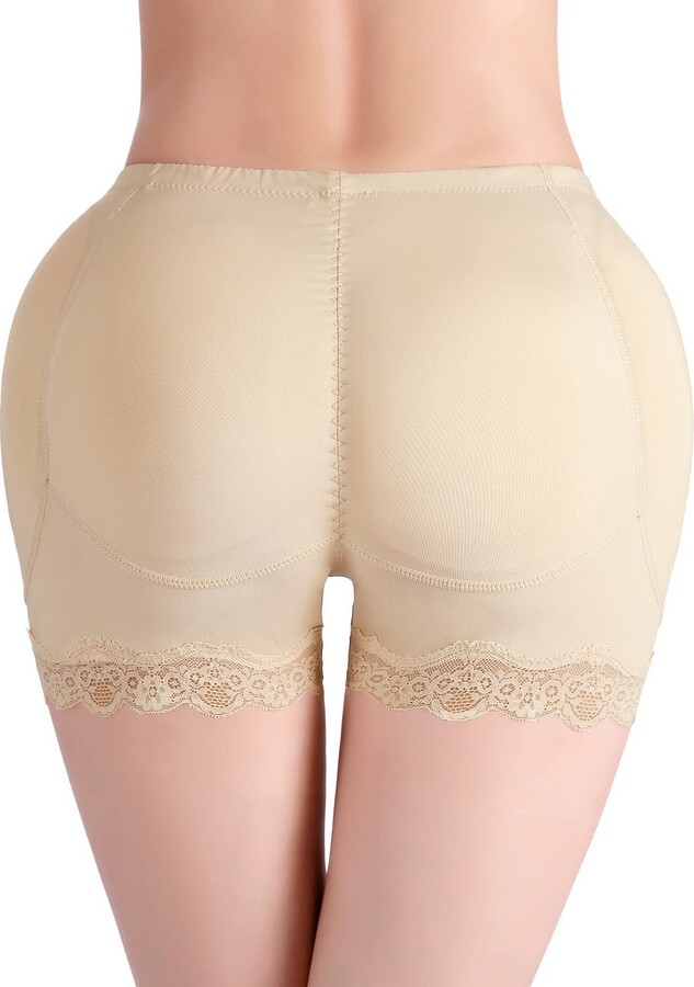 FEOYA Hip Enhancer Shapewear for Women Hip Dips Control Panties Lace Trim Butt Lifter Fake Butt