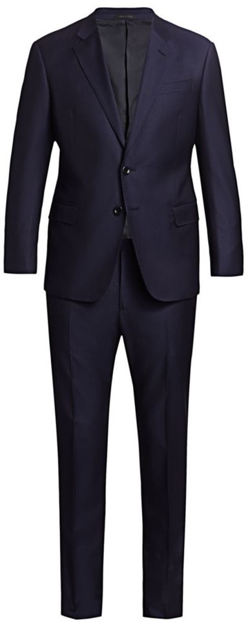 armani pinstripe suit