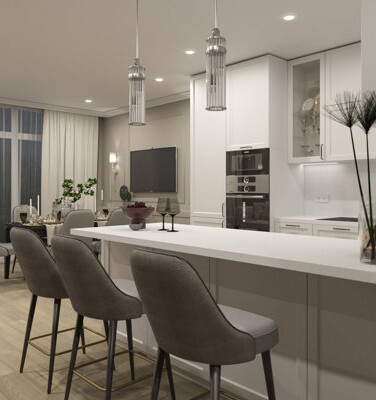 Chandelier LORETTO ZW-2-120/R Galvanization BN Shiny Nickel