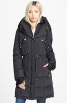 Thumbnail for your product : Betsey Johnson Hooded Quilted Coat (Online Only)