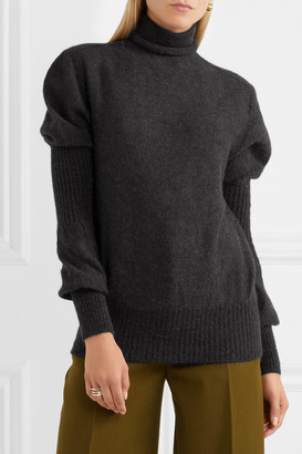 Lemaire Knitted Turtleneck Sweater - Anthracite