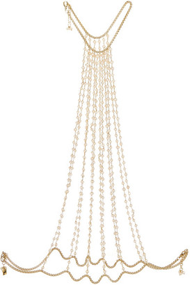 Rosantica Rosarietto Gold-tone Pearl Body Chain - one size