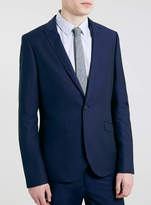 Thumbnail for your product : Topman Navy tonic skinny fit jacket