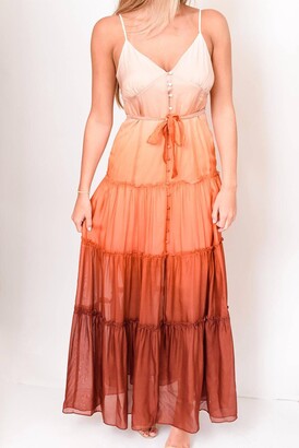 CAMI NYC Naria Dress In Sunset Ombre