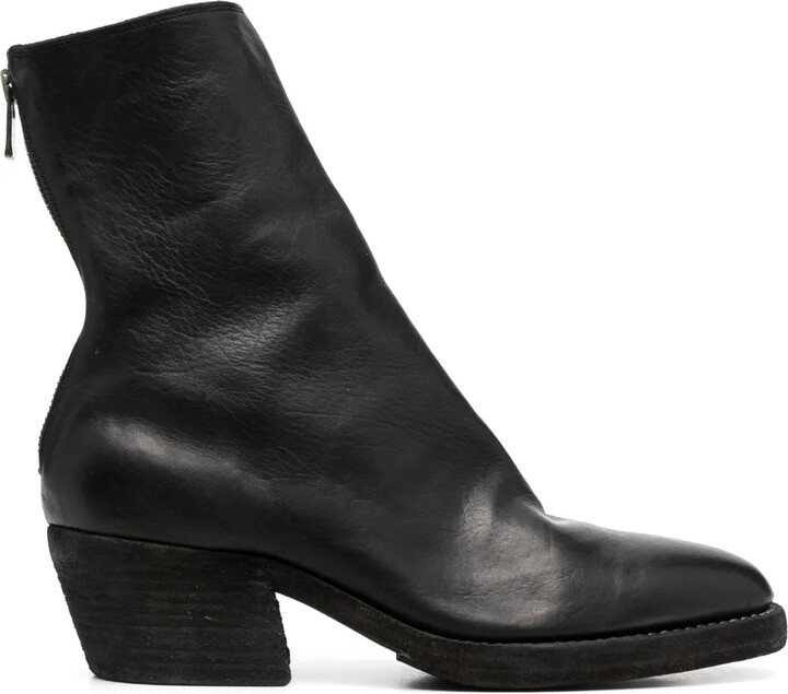 Guidi Zip-Up Leather Boots