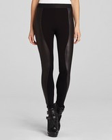 Thumbnail for your product : BCBGMAXAZRIA Leggings - Shelby Faux Leather Accent