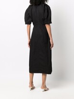 Thumbnail for your product : colville Short Puff-Sleeve Midi Dress