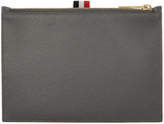 Thumbnail for your product : Thom Browne Grey Large Coin Pouch