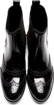 Thumbnail for your product : Dolce & Gabbana Black Leather Chelsea Boots