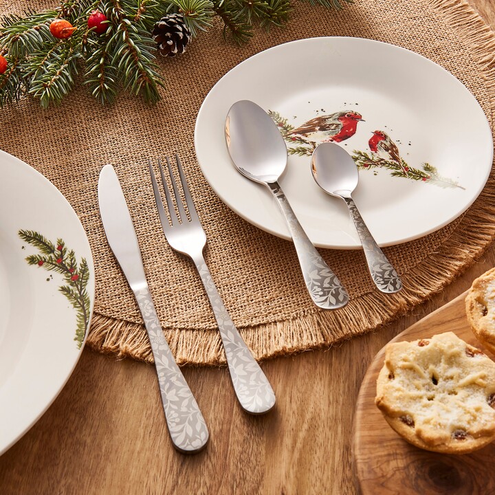 Dunelm 16 Piece Chartwell Cutlery Set Silver ShopStyle