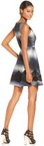 Thumbnail for your product : Jessica Simpson Sleeveless Lace-Trim Plaid Dress
