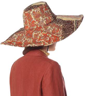 Etro Paisley-printed cotton hat
