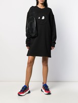 Thumbnail for your product : McQ Chester Monster Sweatshirt Dress