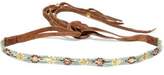 Thumbnail for your product : Chan Luu Leather, Gold-tone And Beaded Stone Necklace