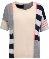 Thumbnail for your product : Autumn Cashmere Striped Cashmere Top