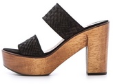 Thumbnail for your product : Derek Lam 10 Crosby Luanda Too Banded Mules