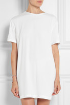 Thumbnail for your product : Alexander Wang T by Washed stretch-silk charmeuse mini dress