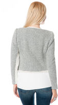 Thumbnail for your product : A Pea in the Pod Zip Front Tweed Maternity Jacket