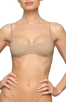 SKIMS Fits Everybody Lace Scoop Bralette - Bronze