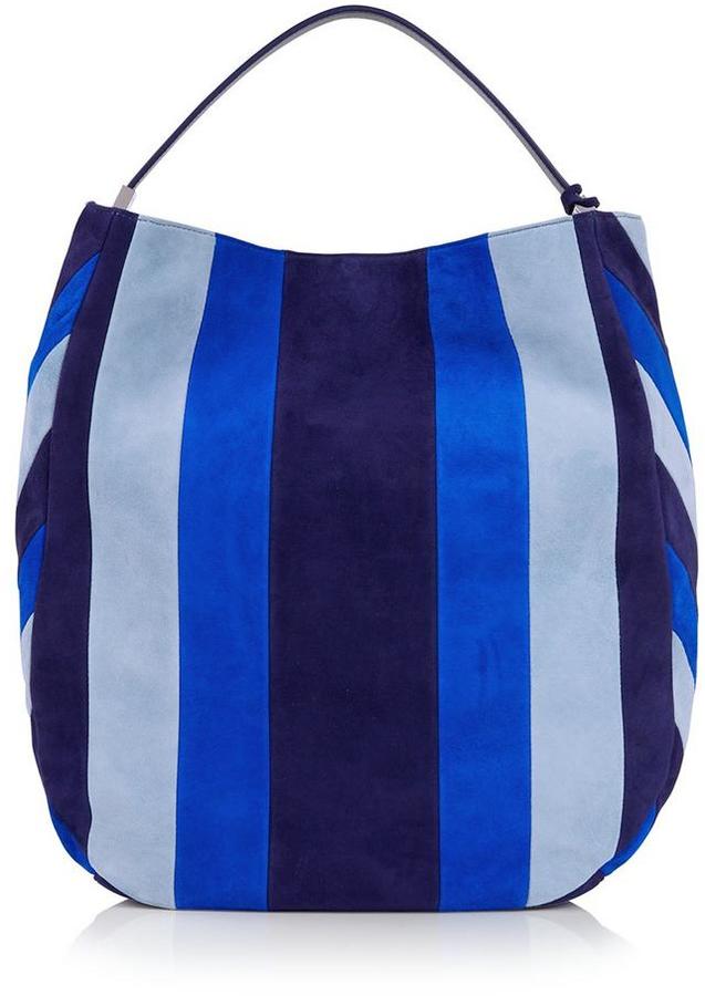 Karen Millen Suede Stripe Shoulder Bag - ShopStyle